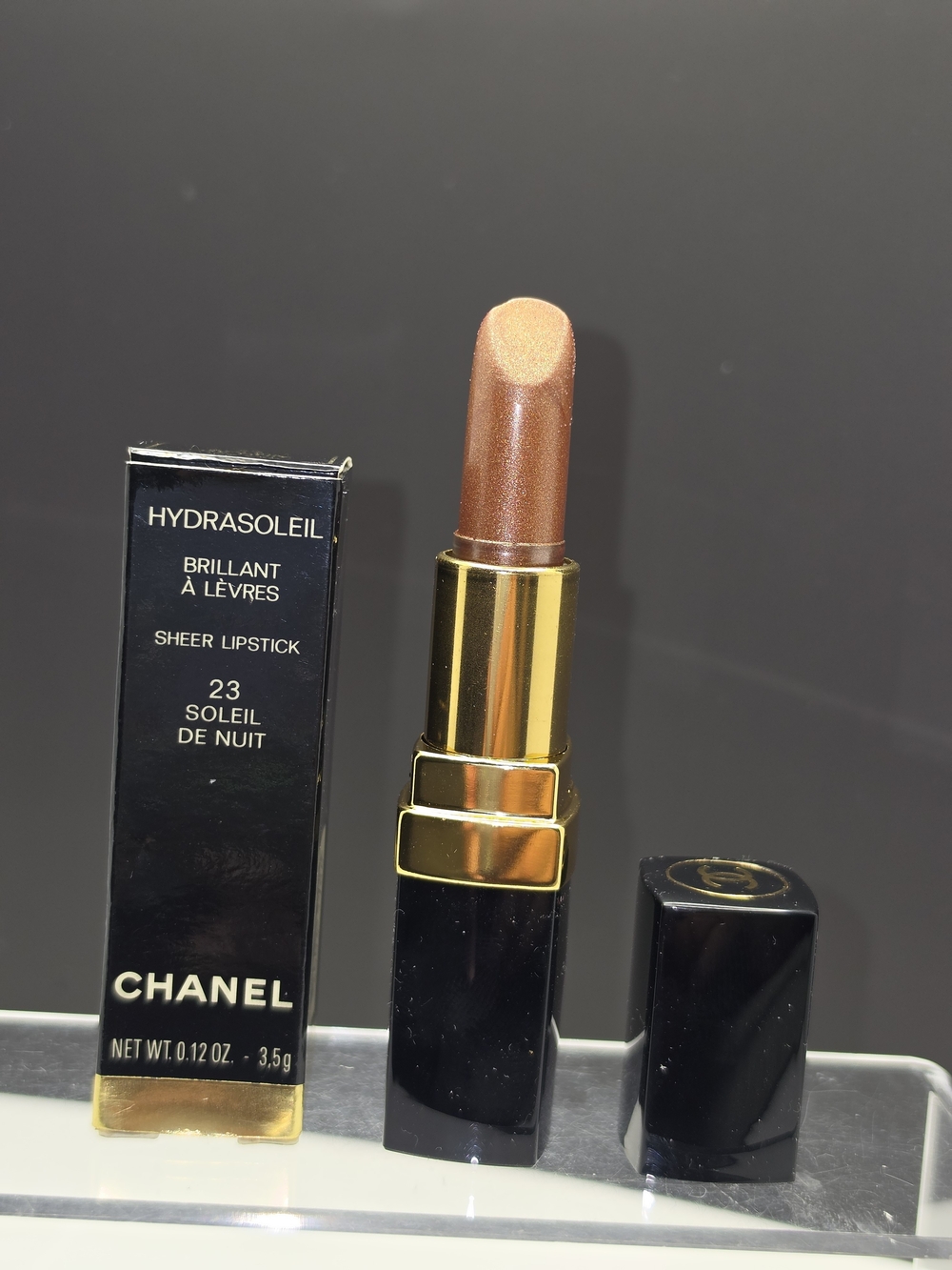 DISCONTINUED CHANEL Hydrasoleil Lipstick - "Soleil De Nuit"